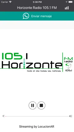 Horizonte Radio 105.1 FM iPhone image 2
