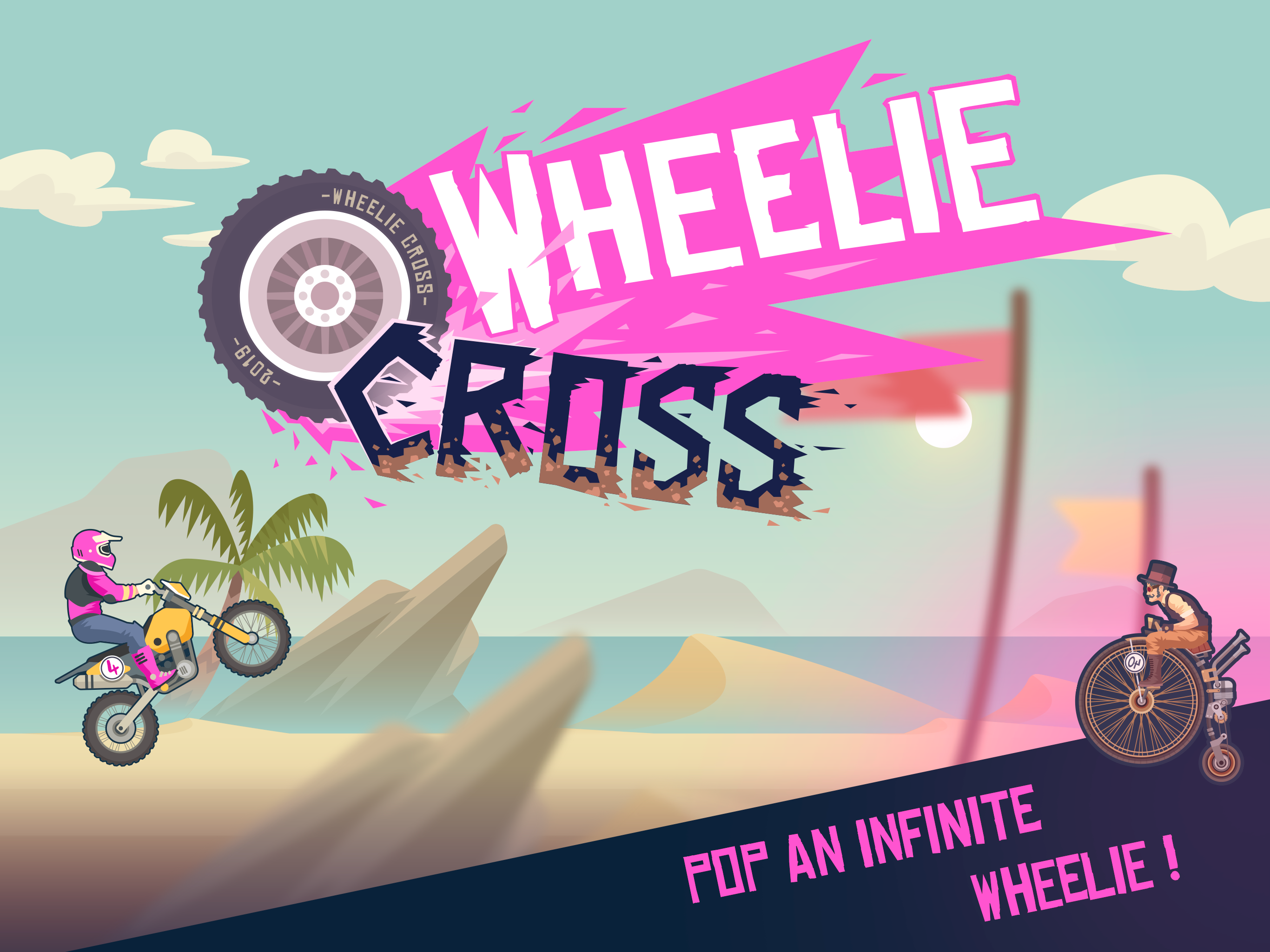 Wheelie Cross – Motorbike Game screenshot 7