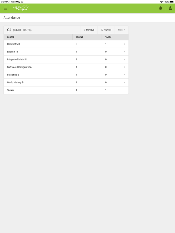 iPad Image of Campus Student