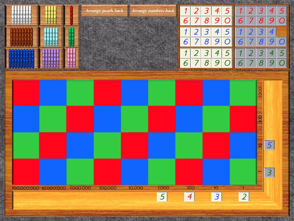 Multiplications Checkerboard screenshot 2