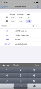 Optics Clinical Calculator screenshot #3 for iPhone