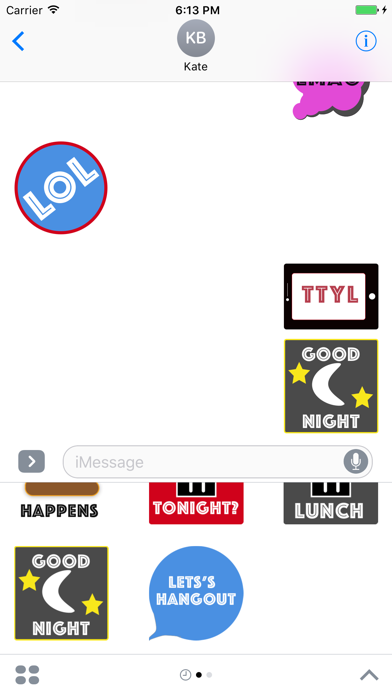 Screenshot #2 pour Express Yourself Stickers