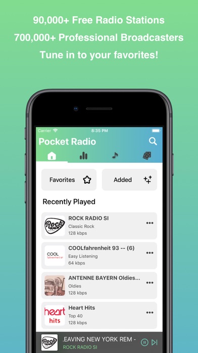 Pocket Radio - Live Streamingのおすすめ画像1