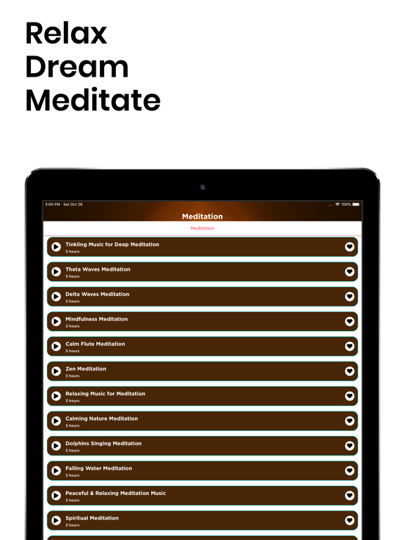 SNDS: Sleep & Nature Sounds iPad screenshot 5 - Health & Fitness app