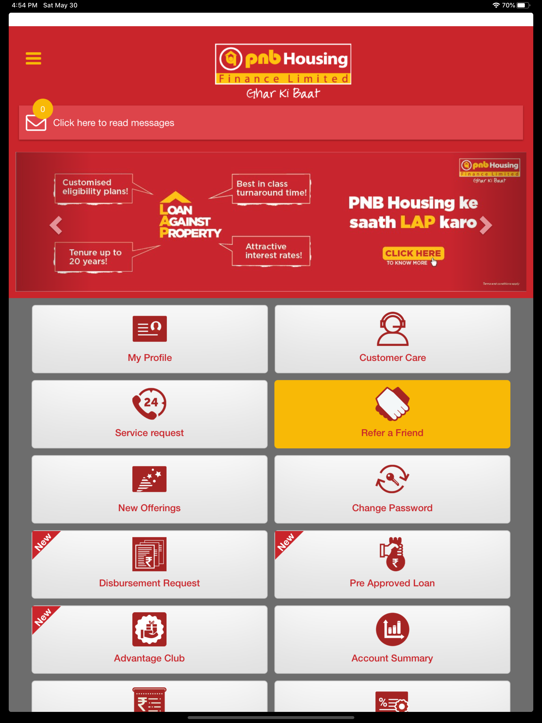 PNB Housing Customer Portal