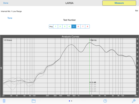 LARSA Analyzer iPad app afbeelding 1