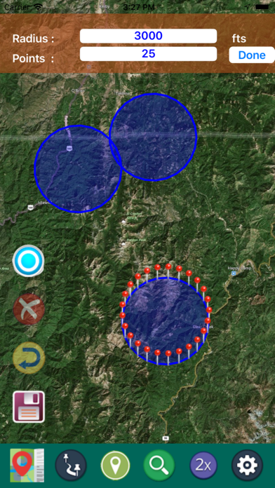 Area Distance Measuring Tool Screenshot