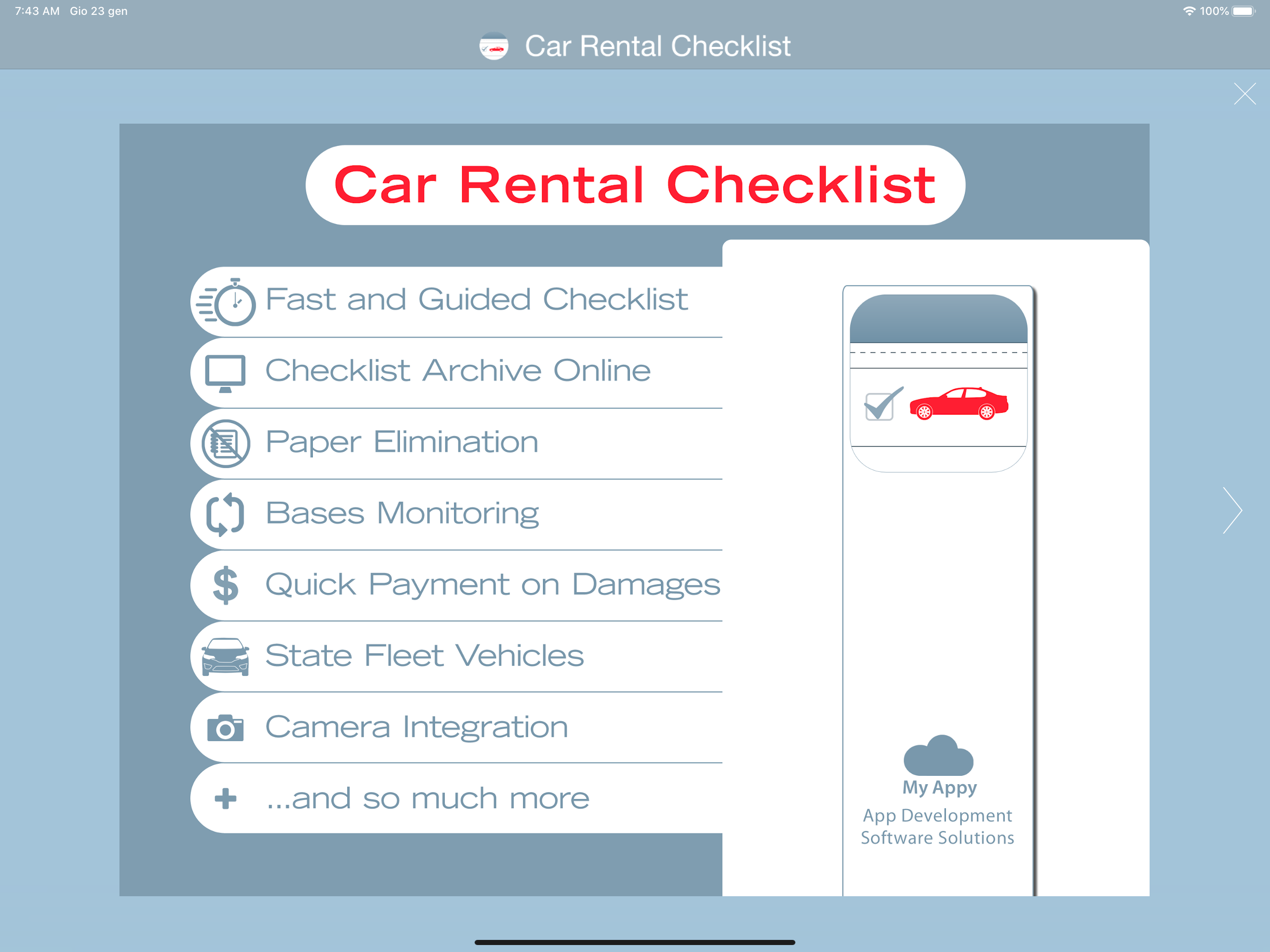 Car Rental Checklist