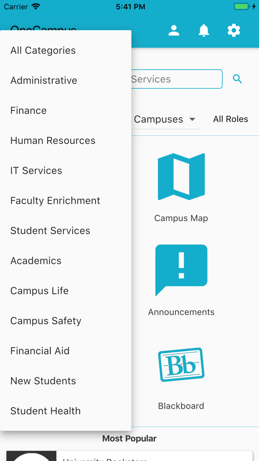 #8. OneCampus App (iOS) 由: TRANSACT COMMUNICATIONS, LLC