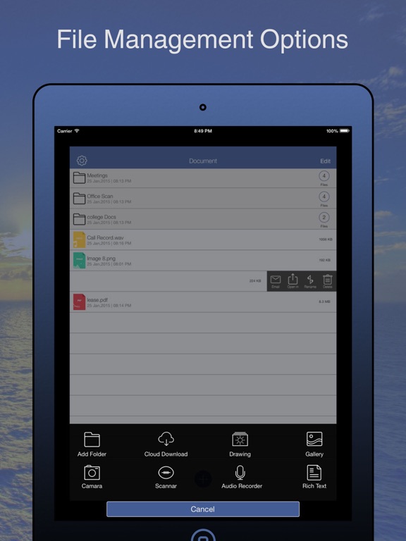 Screenshot #5 pour File Mini : File Manager