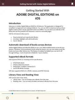 Adobe Digital Editions iPad image 2