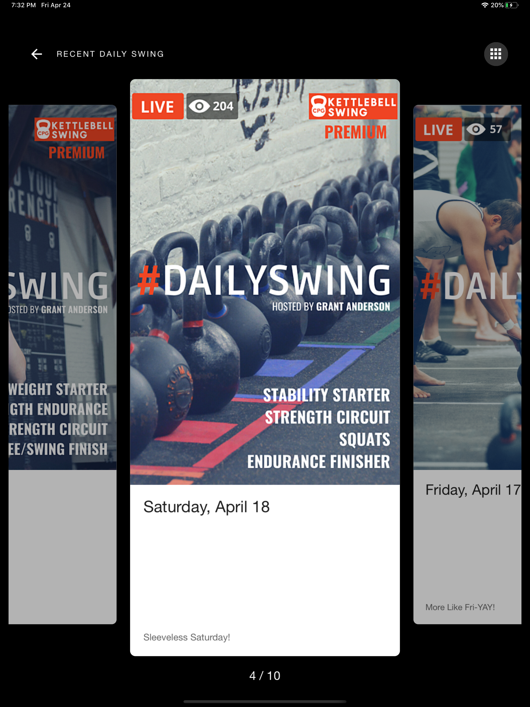 Kettlebell Swing