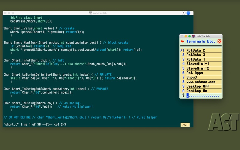 Screenshot #1 pour ACTerm