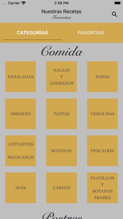 Nuestras Recetas Favoritas