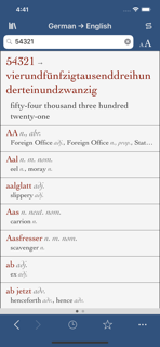 Ultralingua German-English screenshot 3