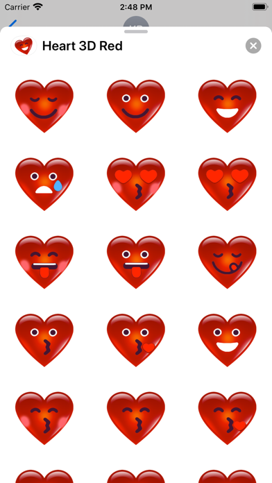 Screenshot #1 pour 3D Heart San Valentine’s Day