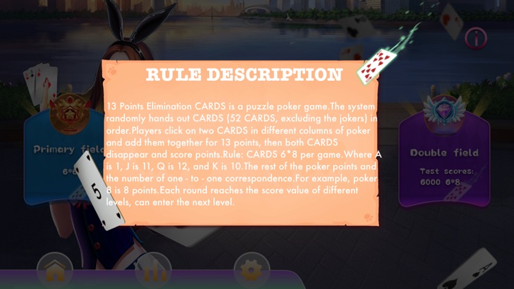 13 Points Elimination CARDS