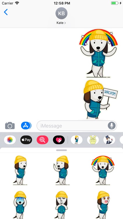 Boring Dog Sticker Pack