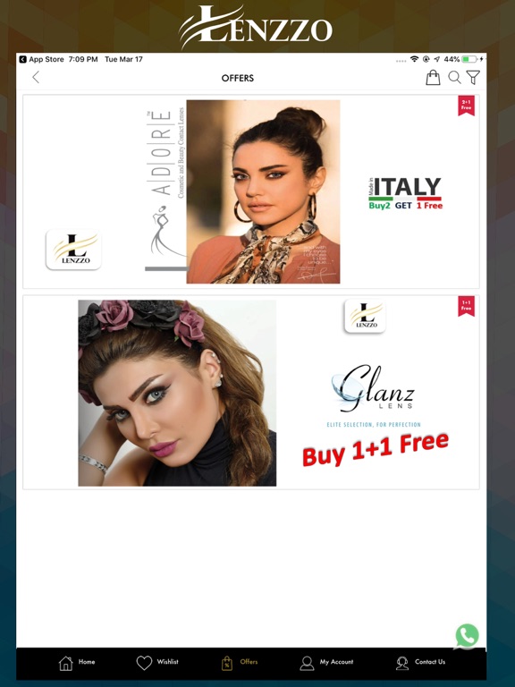 Lenzzo لينزو iPad screenshot 5 - Shopping app
