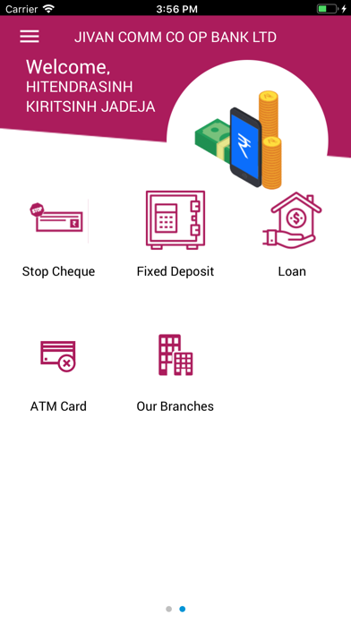 Jivan Comm Co Op Bank Ltd screenshot