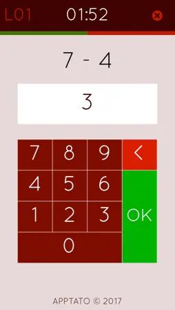 Subtraction Math Master 2 screenshot 1