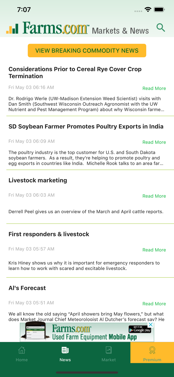 Farms.com Markets & News screenshot 2