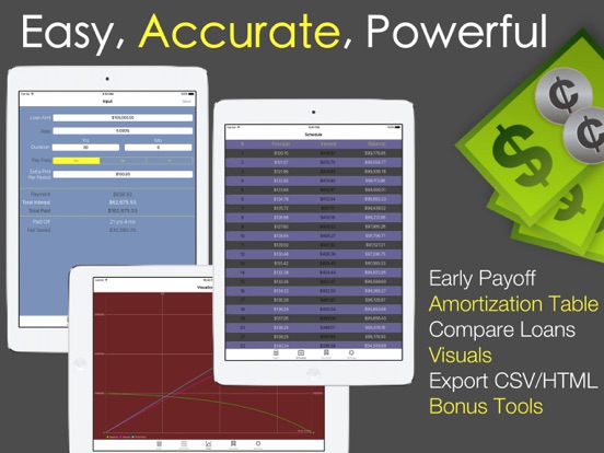 Screenshot #4 pour Loan Calculator PRO - Mortgage