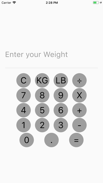 Bradley Weight Calculator