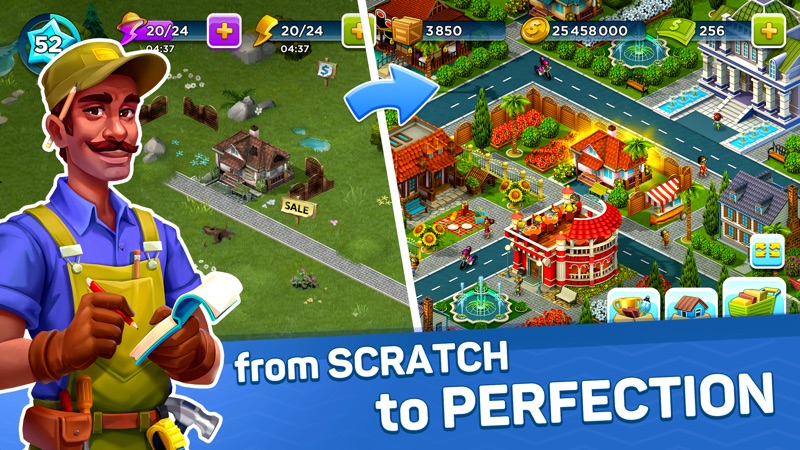 SuperCity: Farm To City Sim screenshot 1