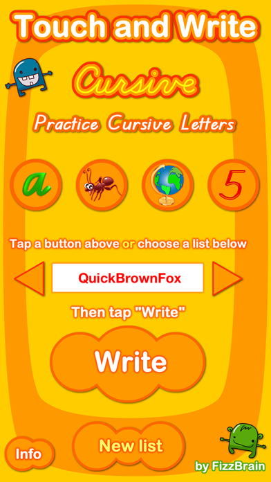 Cursive Touch and Write Screenshot