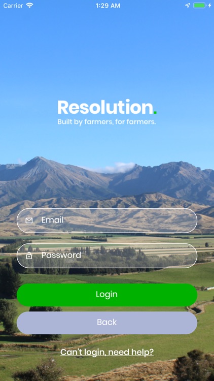 Resolution Farming App