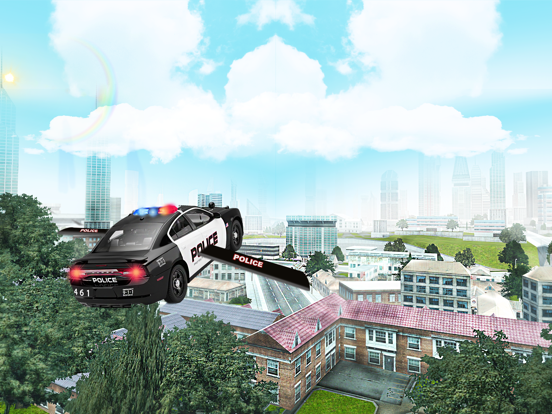 Screenshot #4 pour Police Flying Car 3D Simulator