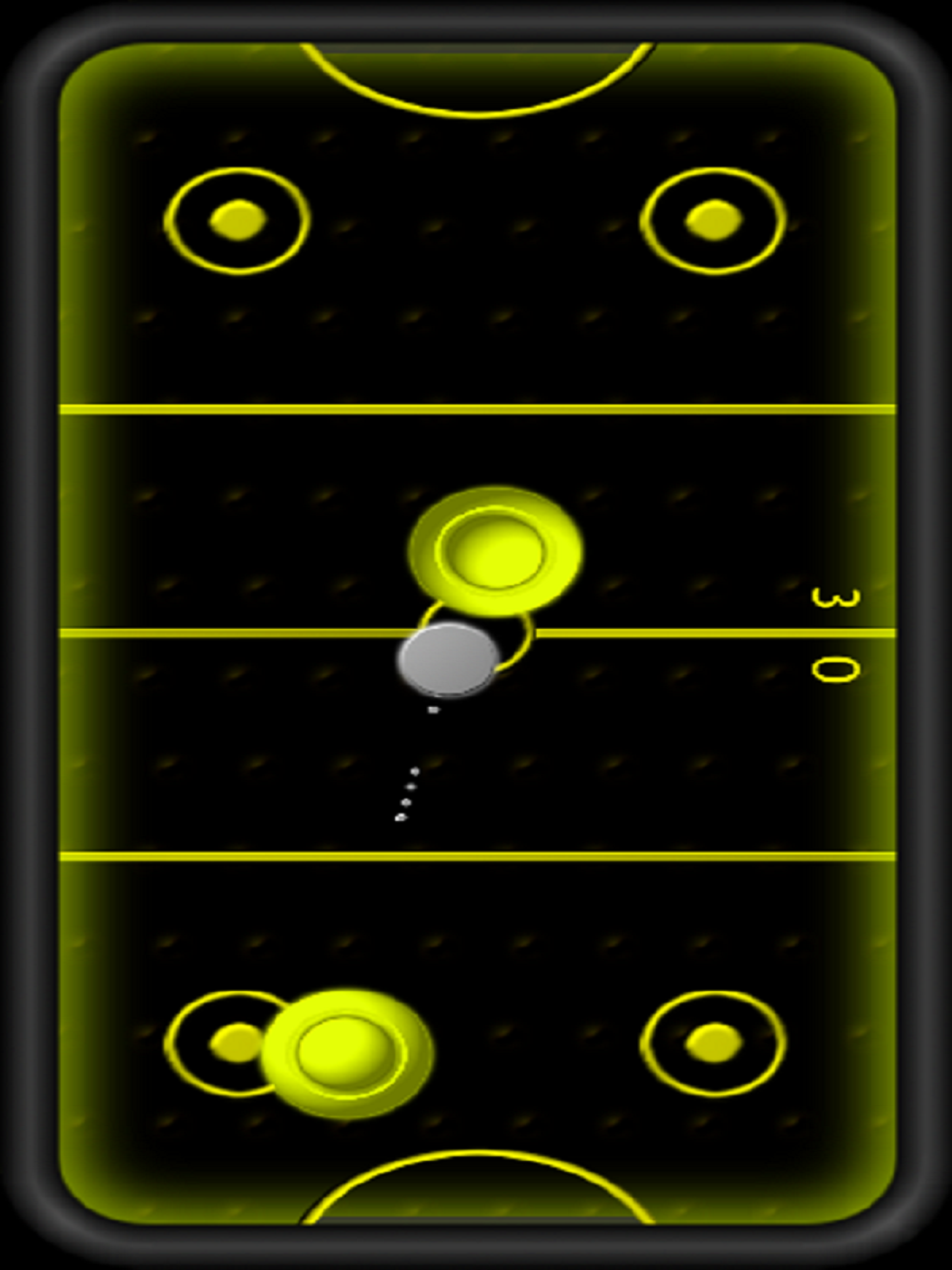 Air Hockey Black
