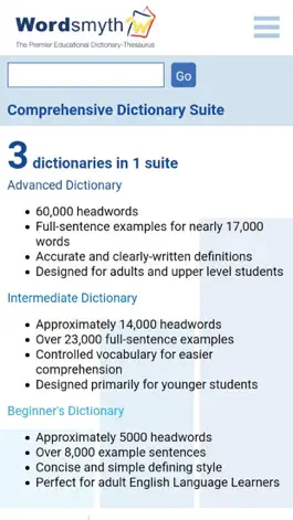 Game screenshot Student & ELL Dictionary mod apk