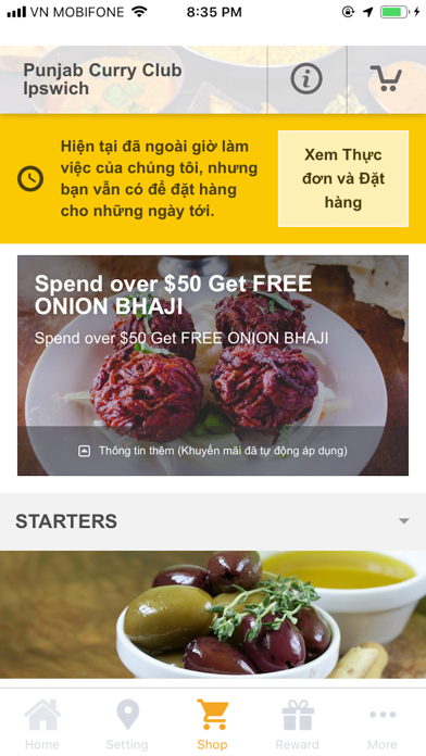 Punjab Curry Club Screenshot