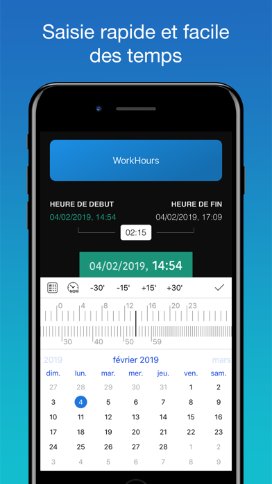 Screenshot #3 pour WorkHours: Time Tracker