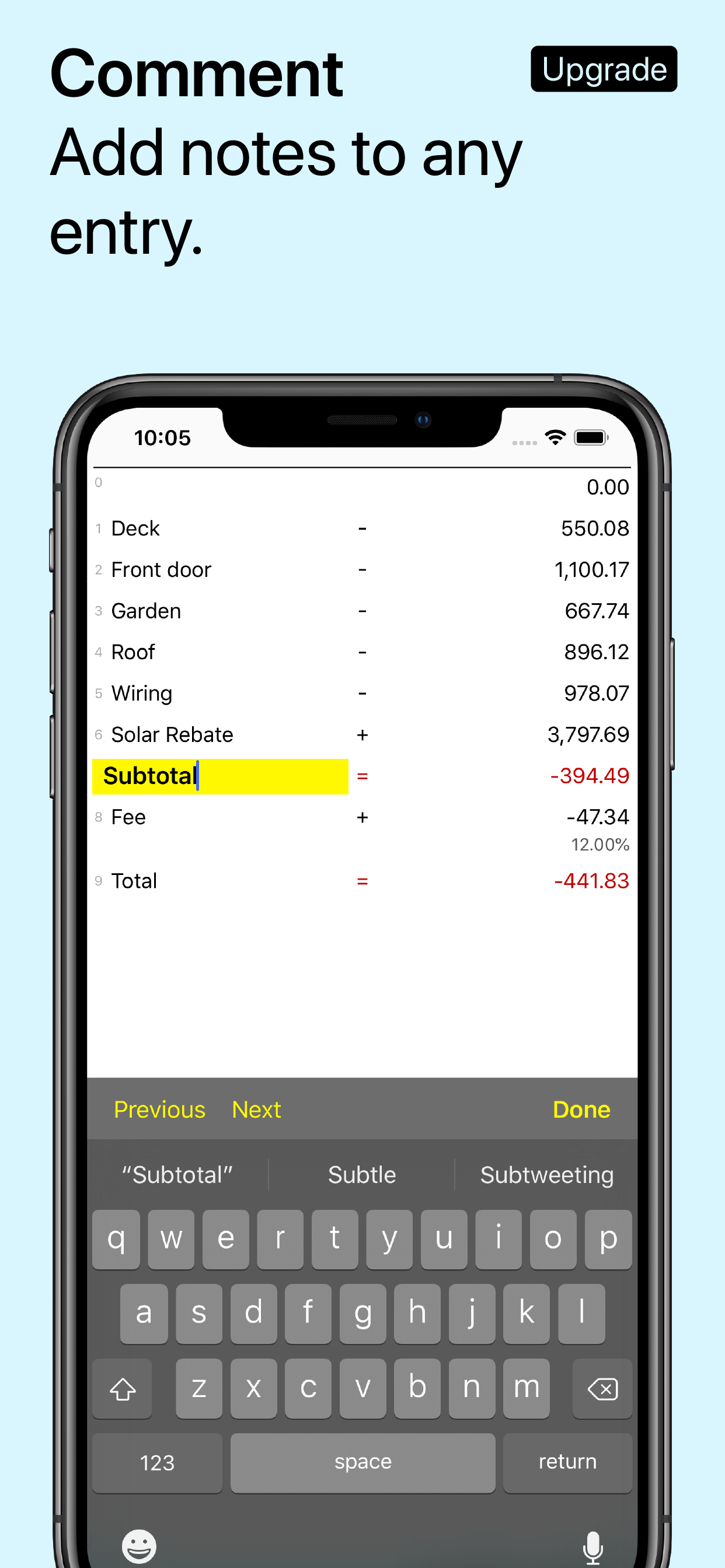 Digits Basic Tape Calculator screenshot 4