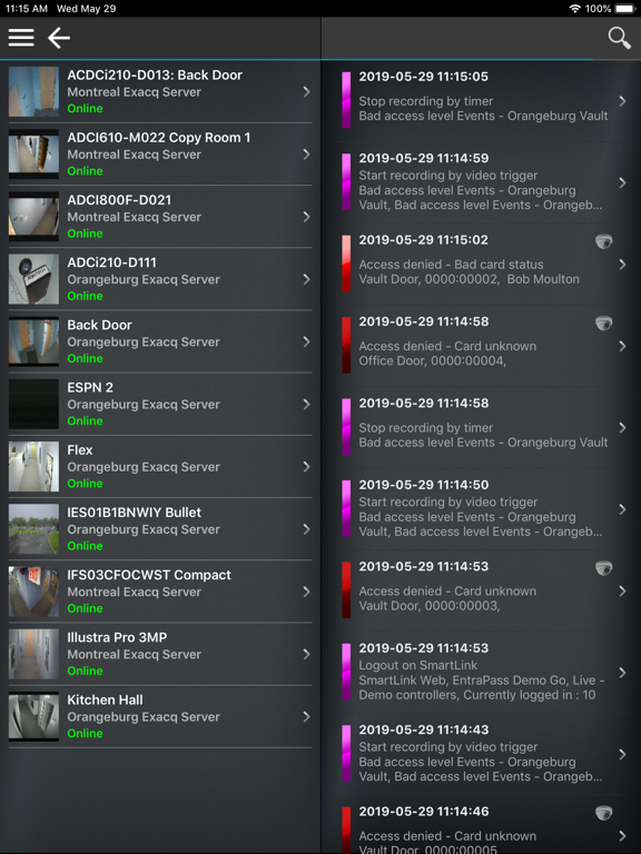 EntraPass go iPad screenshot 5 - Productivity app