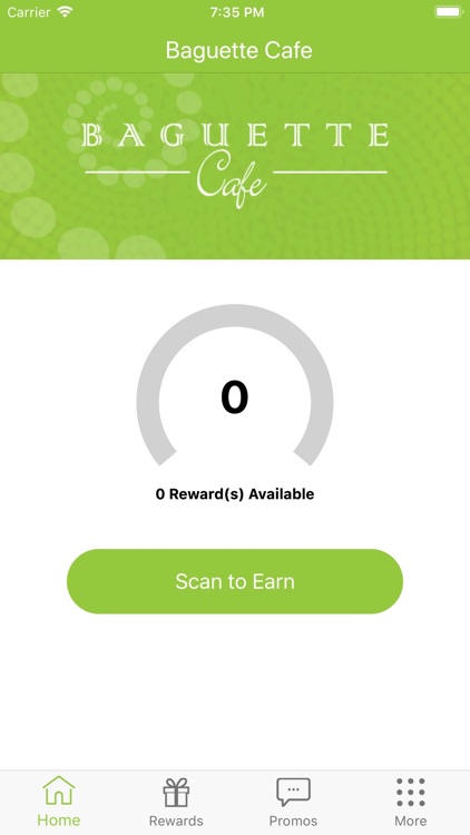 Baguette Cafe Rewards