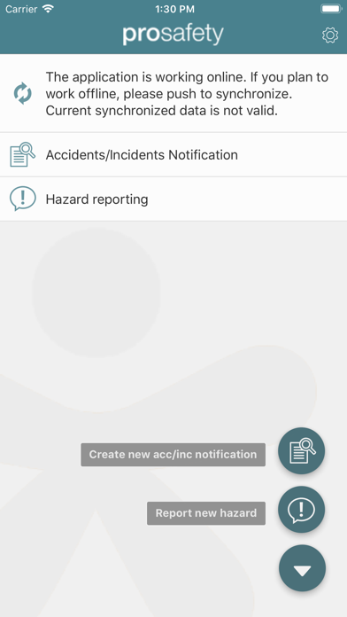 Prosafety Screenshot