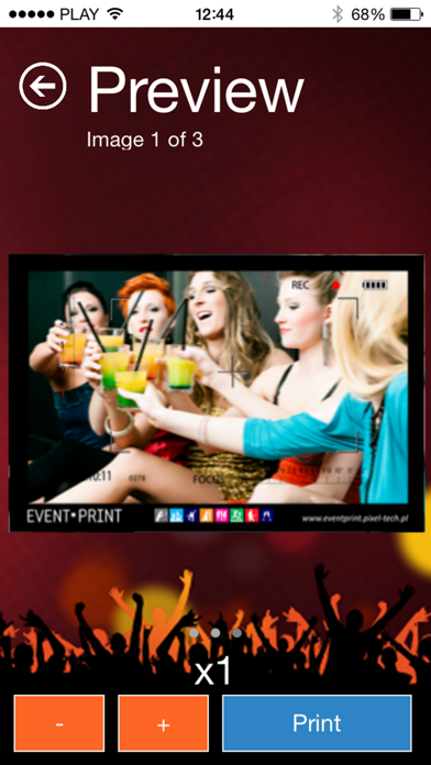 Event Print Screenshot