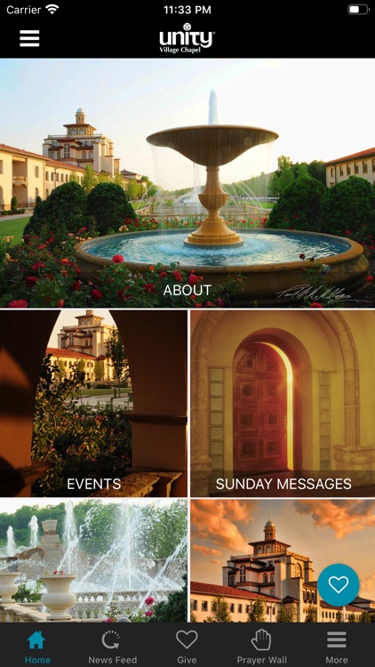 Unity Village Chapel App