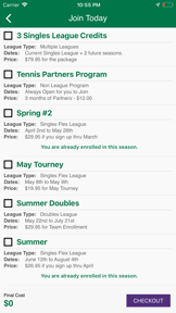 Tennis League Network screenshot