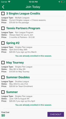 Tennis League Network screenshot 5