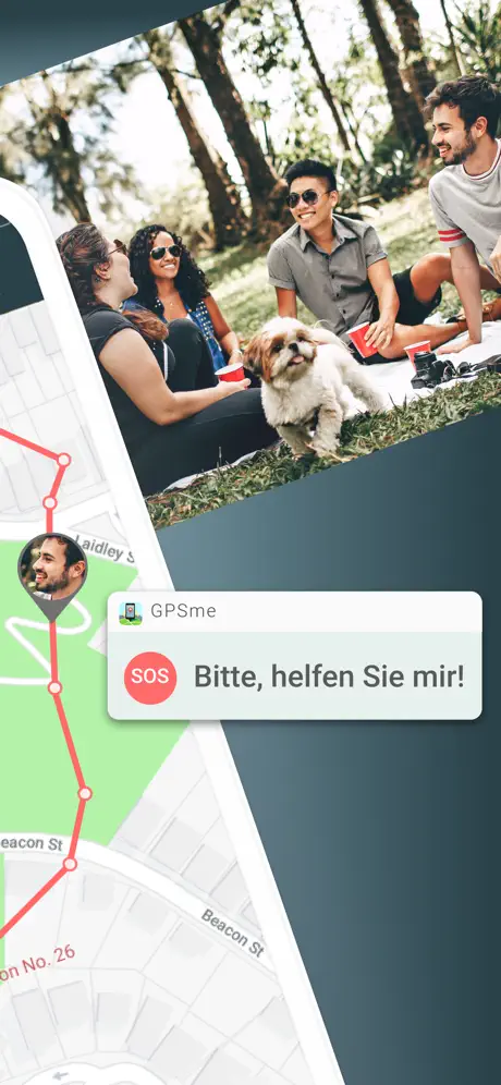GPSme Freunde & Familie orten