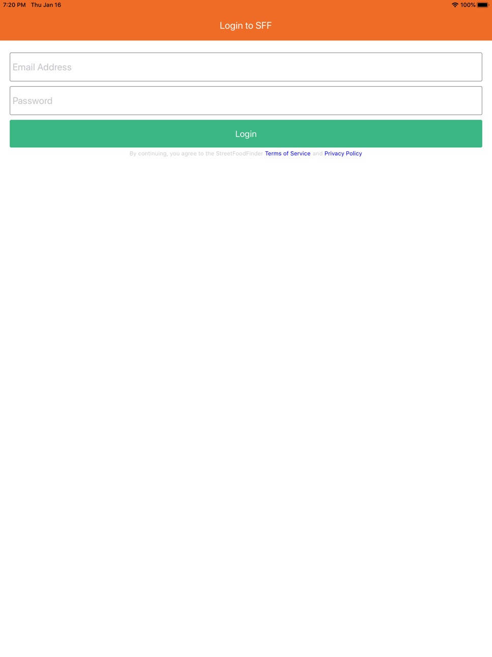 iPad screenshot