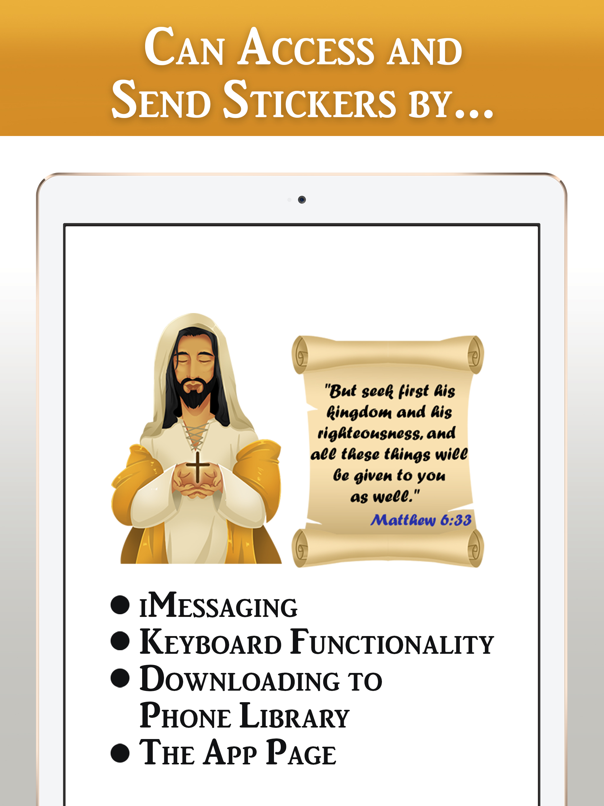 Jesus Speaks Scripture Emoji's screenshot 12