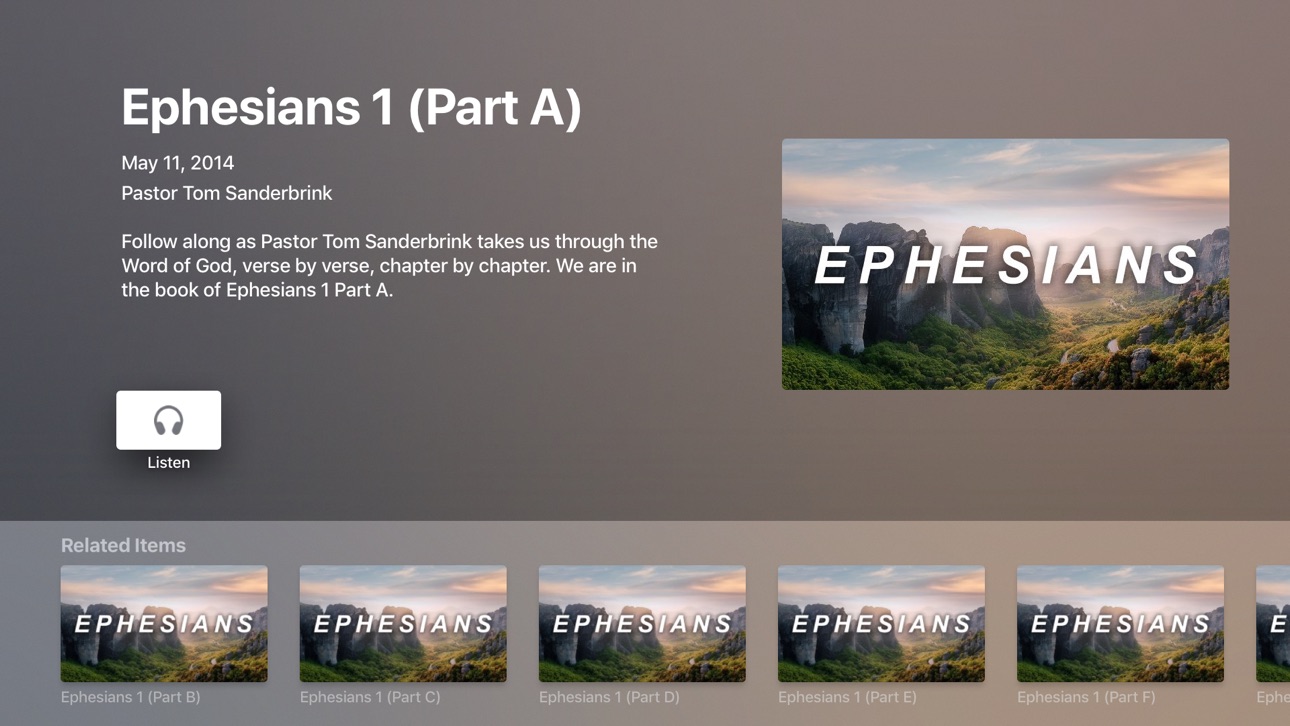 Apple TV screenshot