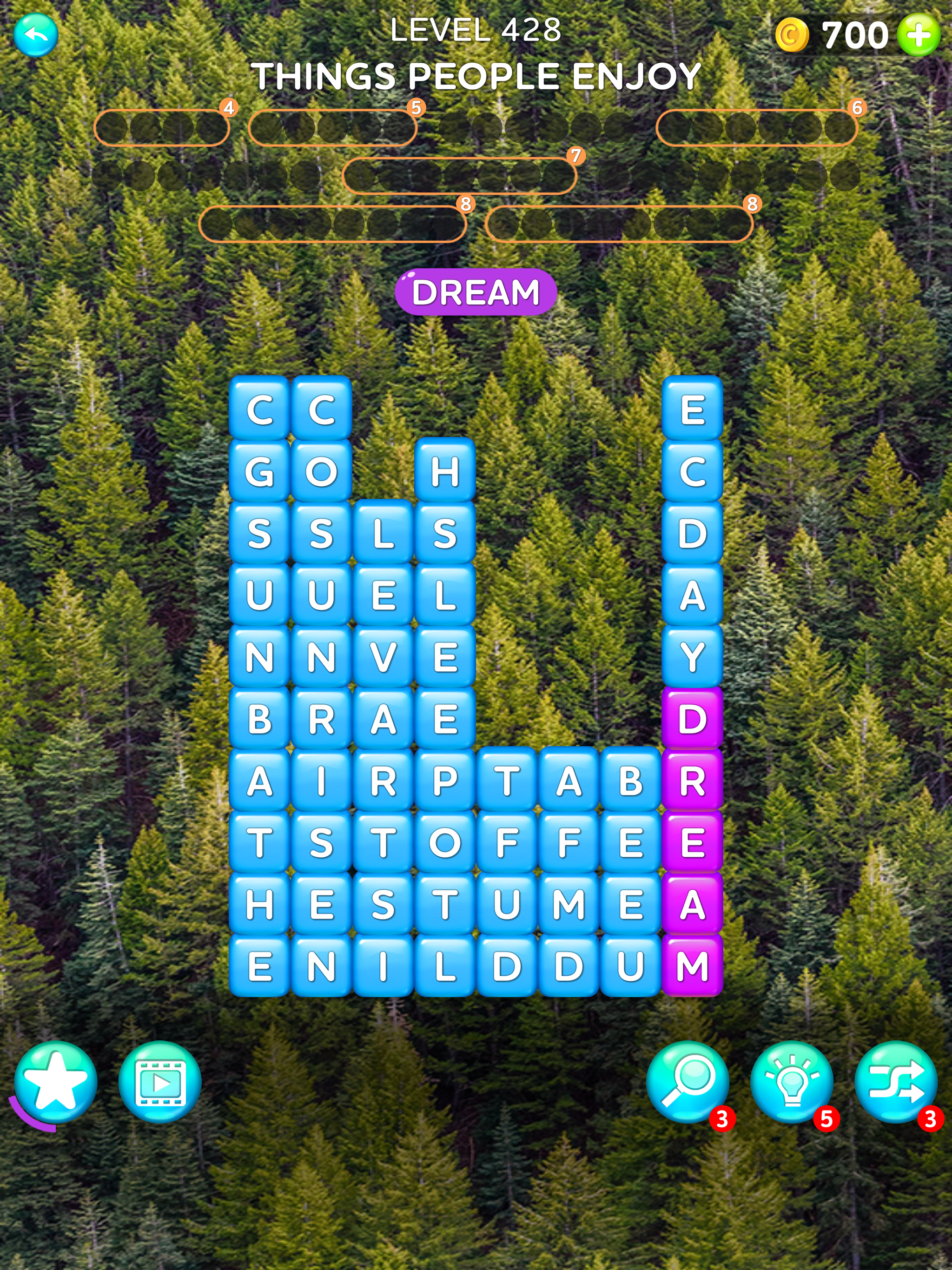 Word Cubes: Find Hidden Words