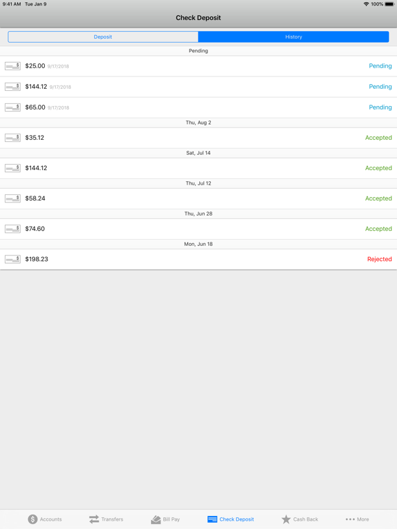 Independent Bank Mobile iPad screenshot 9 - Finance app